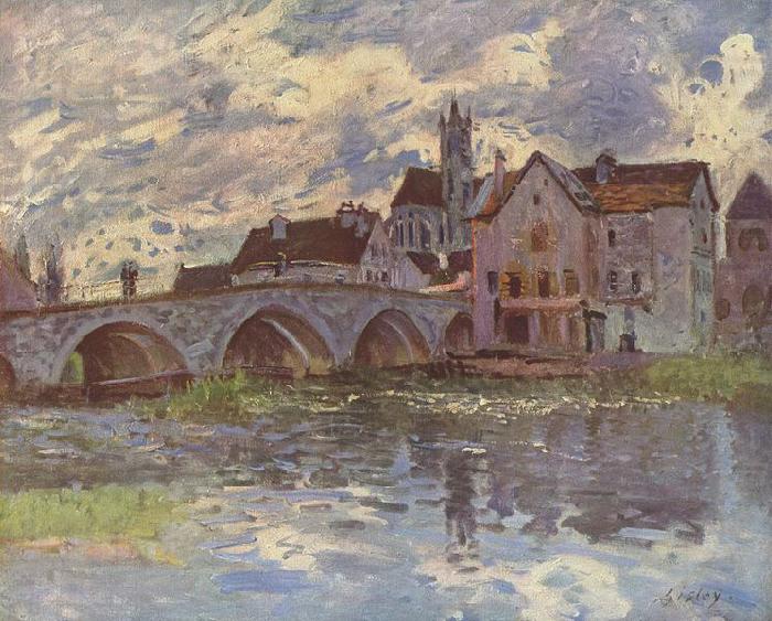 Alfred Sisley Pont de Moret-sur-Loing china oil painting image